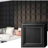 image:imageArt3d 33Pack 3D Textured Accent Wall Panel for Interior Dcor Waterproof PVC Decorative Wall Paneling for Living Room Bedroom Gaming Room Office 118x118 Cover 32SqFt WhiteBlack