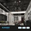 image:imageArt3d 12Pack Drop Ceiling Tiles 24x28 Inch PVC Panels in BlackSquare Black