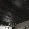 image:imageArt3d 12Pack Drop Ceiling Tiles 24x28 Inch PVC Panels in BlackSquare Black