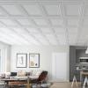 image:imageArt3d 12Pack Drop Ceiling Tiles 24x28 Inch PVC Panels in BlackSquare White