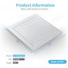 image:imageArt3d 12Pack Drop Ceiling Tiles 24x28 Inch PVC Panels in BlackWhite 1