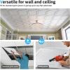 image:imageArt3d 12Pack Drop Ceiling Tiles 24x28 Inch PVC Panels in BlackWhite 1