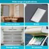 image:imageArt3d 3MM Reflective Insulation Roll 48IN x 10FT  Double Sided Aluminum with Foam Core Radiant Barrier for Window Insulation Basements Garage Doors and RVs
