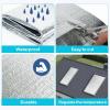 image:imageArt3d 3MM Reflective Insulation Roll 48IN x 10FT  Double Sided Aluminum with Foam Core Radiant Barrier for Window Insulation Basements Garage Doors and RVs