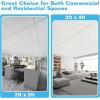 image:imageArt3d Acoustic Drop Ceiling Tiles 2ft x 4ft 10Pack Waterproof Polyester Ceiling Panels for Office Basement Kitchen Recording Room ReusableCovers 80 SqFt White Stucco Printing2ft x 4ft White Stucco Printing