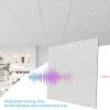 image:imageArt3d Acoustic Drop Ceiling Tiles 2ft x 4ft 10Pack Waterproof Polyester Ceiling Panels for Office Basement Kitchen Recording Room ReusableCovers 80 SqFt White Stucco PrintingWhite Stucco Printing
