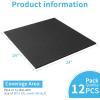 image:imageArt3d Acoustic Drop Ceiling Tiles 2ft x 4ft 10Pack Waterproof Polyester Ceiling Panels for Office Basement Kitchen Recording Room ReusableCovers 80 SqFt White Stucco PrintingBlack