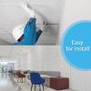 image:imageArt3d Acoustic Drop Ceiling Tiles 2ft x 4ft 10Pack Waterproof Polyester Ceiling Panels for Office Basement Kitchen Recording Room ReusableCovers 80 SqFt White Stucco Printing2ft x 4ft White Stucco Printing