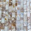 image:imageArt3d Mother of Pearl Peel and Stick Shell Tile for Kitchen Backsplashes 12 x 12 Pack of 6Mother of PearlBrown Gray
