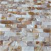 image:imageArt3d Mother of Pearl Peel and Stick Shell Tile for Kitchen Backsplashes 12 x 12 Pack of 6Mother of PearlBrown Gray