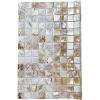 image:imageArt3d Mother of Pearl Peel and Stick Shell Tile for Kitchen Backsplashes 12 x 12 Pack of 6Mother of PearlStone Gray