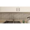 image:imageArt3d Mother of Pearl Peel and Stick Shell Tile for Kitchen Backsplashes 12 x 12 Pack of 6Mother of PearlStone Gray