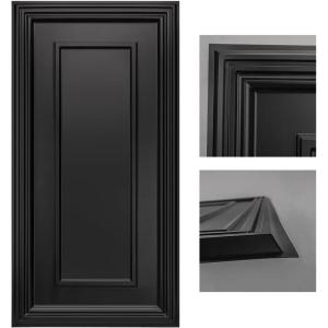 image:imageArt3d 12Pack Drop Ceiling Tiles 24x28 Inch PVC Panels in BlackRectangular Black