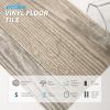 image:imageArt3d Peel and Stick Floor Tile Vinyl Wood Plank 12Pack 18 SqFt Old Wood Rigid Surface Hard Core Easy DIY SelfAdhesive FlooringAged Wood