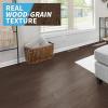 image:imageArt3d Peel and Stick Floor Tile Vinyl Wood Plank 12Pack 18 SqFt Old Wood Rigid Surface Hard Core Easy DIY SelfAdhesive FlooringBrown Stone
