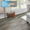 image:imageArt3d Peel and Stick Floor Tile Vinyl Wood Plank 12Pack 18 SqFt Old Wood Rigid Surface Hard Core Easy DIY SelfAdhesive FlooringDeep Grey