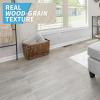image:imageArt3d Peel and Stick Floor Tile Vinyl Wood Plank 12Pack 18 SqFt Old Wood Rigid Surface Hard Core Easy DIY SelfAdhesive FlooringGrey Ash
