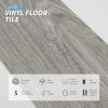 image:imageArt3d Peel and Stick Floor Tile Vinyl Wood Plank 12Pack 18 SqFt Old Wood Rigid Surface Hard Core Easy DIY SelfAdhesive FlooringLight Grey
