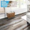 image:imageArt3d Peel and Stick Floor Tile Vinyl Wood Plank 12Pack 18 SqFt Old Wood Rigid Surface Hard Core Easy DIY SelfAdhesive FlooringOld Wood