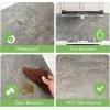 image:imageArt3d 10Pack 24x12 SPC Wall Panels 20 Sqfeet Waterproof Click Lock Panels for Interior Wall Decor Rigid Core Wall Panel for Bathroom Kitchen Living Room Deep Marble GrayDeep Marble Gray