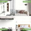 image:imageArt3d 10Pack 24x12 SPC Wall Panels 20 Sqfeet Waterproof Click Lock Panels for Interior Wall Decor Rigid Core Wall Panel for Bathroom Kitchen Living Room Deep Marble GrayIcy Marble Gray