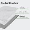 image:imageArt3d 10Pack 24x12 SPC Wall Panels 20 Sqfeet Waterproof Click Lock Panels for Interior Wall Decor Rigid Core Wall Panel for Bathroom Kitchen Living Room Deep Marble GrayDeep Marble Gray