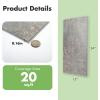 image:imageArt3d 10Pack 24x12 SPC Wall Panels 20 Sqfeet Waterproof Click Lock Panels for Interior Wall Decor Rigid Core Wall Panel for Bathroom Kitchen Living Room Deep Marble GrayDeep Marble Gray