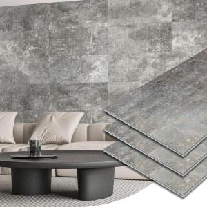 image:imageArt3d 10Pack 24x12 SPC Wall Panels 20 Sqfeet Waterproof Click Lock Panels for Interior Wall Decor Rigid Core Wall Panel for Bathroom Kitchen Living Room Deep Marble GrayDeep Marble Gray
