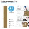 image:imageArt3d 36Pack Peel and Stick Vinyl Plank Flooring Tile 54 Sq Ft SelfAdhesive Floor Tiles with Natural Wood Texture for Living Room Bedroom RV Ash BrownOat Wood