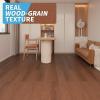 image:imageArt3d 36Pack Peel and Stick Vinyl Plank Flooring Tile 54 Sq Ft SelfAdhesive Floor Tiles with Natural Wood Texture for Living Room Bedroom RV Ash BrownBubinga