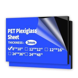image:imageArt3d 2 Pack 18 Thick Plexiglass Sheets in Black  8x10 Acrylic Sheets for Art DesignCraft Projects Signs DIY in Home Wedding FestivalPartyOfficeBlack