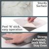 image:imageArt3d Peel and Stick Floor Tile 10Pack 12 x 12in Covers 10 Sqft Waterproof Vinyl Flooring Tiles Self Adhesive for Kitchen Bathroom amp Bedroom  White Grey Vein MarbleWhite Grey Vein Marble