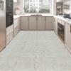 image:imageArt3d Peel and Stick Floor Tile 10Pack 12 x 12in Covers 10 Sqft Waterproof Vinyl Flooring Tiles Self Adhesive for Kitchen Bathroom amp Bedroom  White Grey Vein MarbleWhite Grey Vein Marble