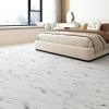 image:imageArt3d Peel and Stick Floor Tile 10Pack 12 x 12in Covers 10 Sqft Waterproof Vinyl Flooring Tiles Self Adhesive for Kitchen Bathroom amp Bedroom  White Grey Vein MarbleGray Marble