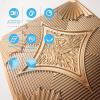 image:imageArt3d Drop Ceiling Tiles 24x24 in White 12Pack 48 Sqft 3D Wainscoting Panels Glue Up 2x2Bronze