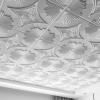 image:imageArt3d Drop Ceiling Tiles 24x24 in White 12Pack 48 Sqft 3D Wainscoting Panels Glue Up 2x2White