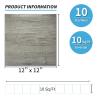 image:imageArt3d Peel and Stick Vinyl Floor Tiles 30Pack 12 x 12 inch Self Adhesive Waterproof Flooring Wood Planks for Kitchen Dining Room Bedrooms Cover 30 Sq Ft Dark Brown OakTaupe Ash