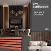 image:imageArt3d 4Piece Wood Slat Acoustic Panels for Stylish Decor and Noise Reduction 3D Textured Panel for Ceiling and Wall CherryCherry
