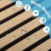 image:imageArt3d Acoustic Lightweight Slat Wall Panel Waterproof Wood Textured Wainscoting Panel Samples Pack  5 ColorsBoxwood