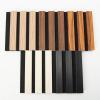 image:imageArt3d Acoustic Lightweight Slat Wall Panel Waterproof Wood Textured Wainscoting Panel Samples Pack  5 ColorsSamples5 colors
