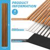 image:imageArt3d Acoustic Lightweight Slat Wall Panel Waterproof Wood Textured Wainscoting Panel Samples Pack  5 ColorsTeak