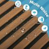 image:imageArt3d Acoustic Lightweight Slat Wall Panel Waterproof Wood Textured Wainscoting Panel Samples Pack  5 ColorsWalnut