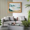 image:imageArt3d Acoustic Lightweight Slat Wall Panel Waterproof Wood Textured Wainscoting Panel Samples Pack  5 ColorsWhite Elm