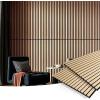 image:imageArt3d Wood Slat Acoustic Panels Set of 4  3D Fluted SoundAbsorbing Panels for Walls amp Ceilings Natural OakNatural Oak