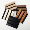image:imageArt3d Acoustic Lightweight Slat Wall Panel Waterproof Wood Textured Wainscoting Panel Samples Pack  5 ColorsSamples5 colors