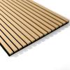 image:imageArt3d Wood Slat Acoustic Panels Set of 4  3D Fluted SoundAbsorbing Panels for Walls amp Ceilings Natural OakNatural Oak