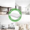 image:imageArt3d 10 Pack Smooth Drop Ceiling Tiles 24x48 Cover 80 Sqft PVC Decorative Ceiling Tiles 2x4 ft FireRated Tiles for Interior Decor Home Office Restaurant and Gym Matte Regular WhiteMatte Regular White