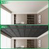 image:imageArt3d 10 Pack Smooth Drop Ceiling Tiles 24x48 Cover 80 Sqft PVC Decorative Ceiling Tiles 2x4 ft FireRated Tiles for Interior Decor Home Office Restaurant and Gym Matte Regular WhiteMatte Black
