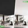 image:imageArt3d 10 Pack Smooth Drop Ceiling Tiles 24x48 Cover 80 Sqft PVC Decorative Ceiling Tiles 2x4 ft FireRated Tiles for Interior Decor Home Office Restaurant and Gym Matte Regular WhiteDeep Regular Black