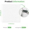 image:imageArt3d 10 Pack Smooth Drop Ceiling Tiles 24x48 Cover 80 Sqft PVC Decorative Ceiling Tiles 2x4 ft FireRated Tiles for Interior Decor Home Office Restaurant and Gym Matte Regular WhiteSquare White